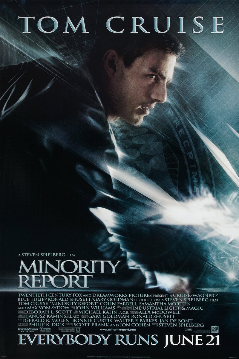 Minority Report (2002) หน่วยสกัดอาชญากรรมล่าอนาคต